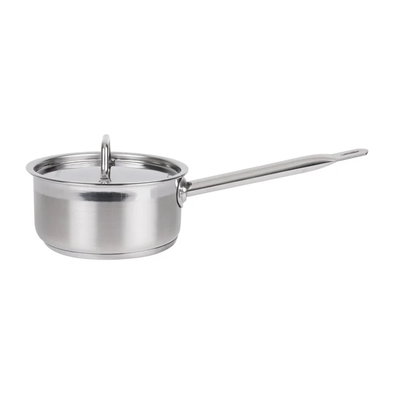 Casserole inox avec couvercle Nisbets Essentials 160mm