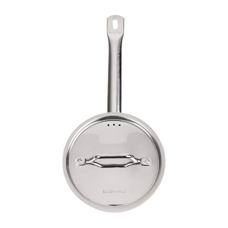 Casserole inox avec couvercle Nisbets Essentials 160mm