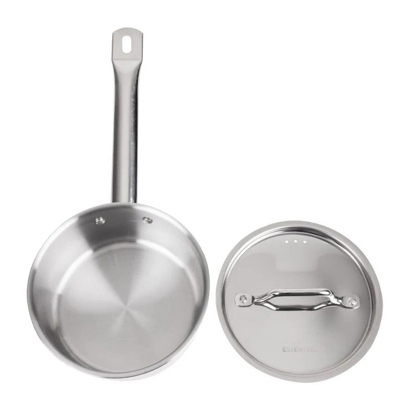 Casserole inox avec couvercle Nisbets Essentials 160mm