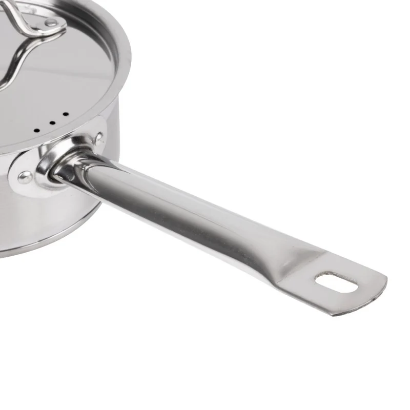 Casserole inox avec couvercle Nisbets Essentials 160mm