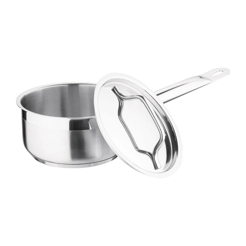 Casserole inox avec couvercle Nisbets Essentials 140mm