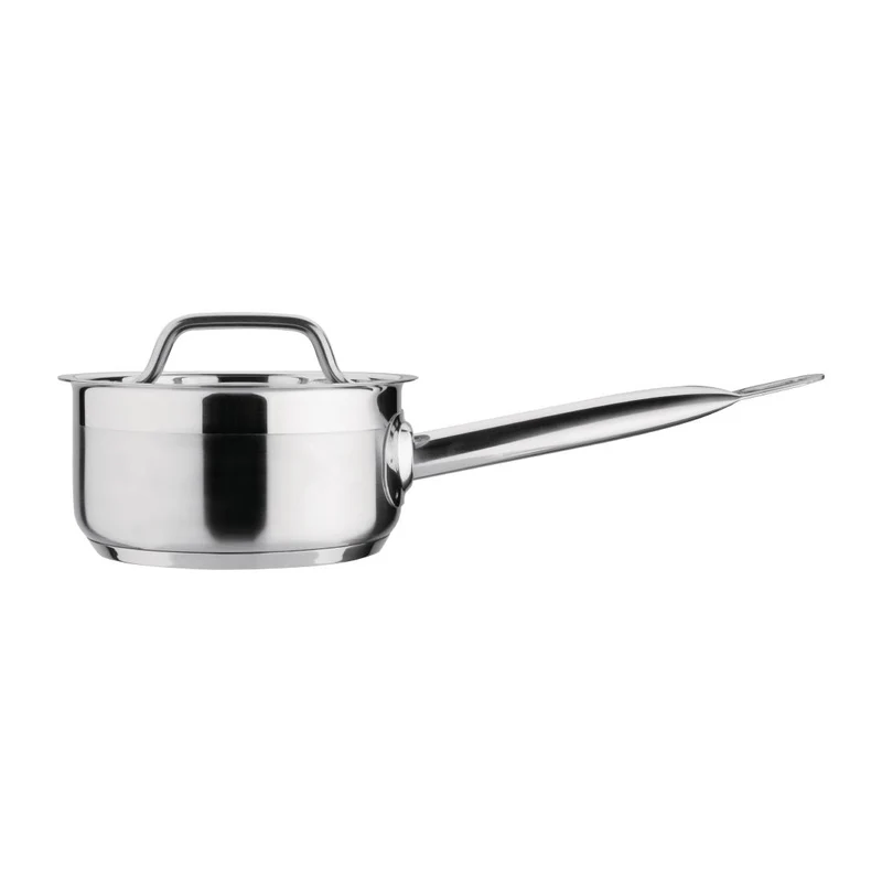 Casserole inox avec couvercle Nisbets Essentials 140mm