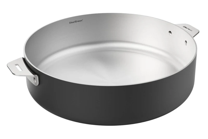 Sauteuse Cookut La Merveilleuse 28cm en acier inoxydable Steel Green®
