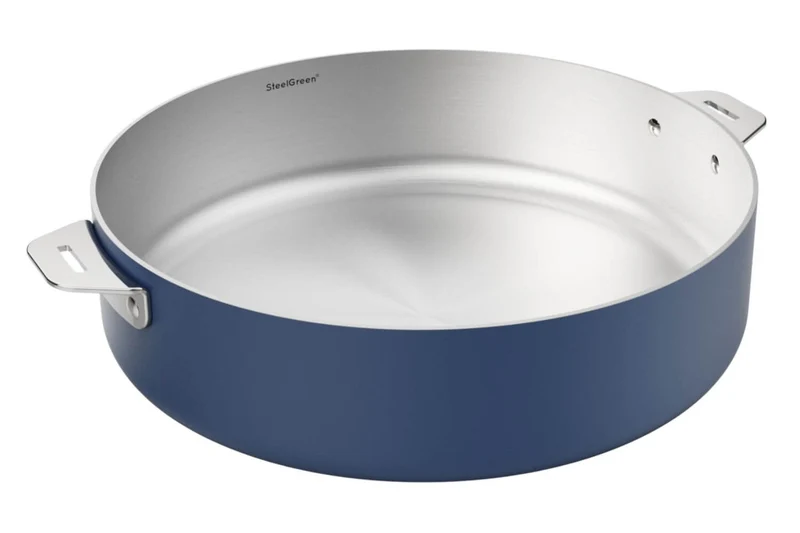 Sauteuse Cookut La Merveilleuse 28cm en acier inoxydable Steel Green®