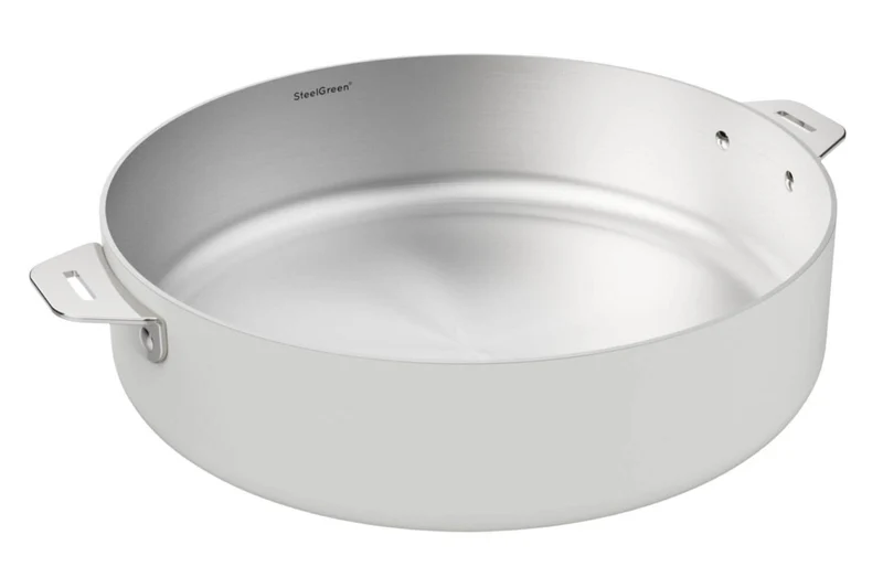 Sauteuse Cookut La Merveilleuse 28cm en acier inoxydable Steel Green®