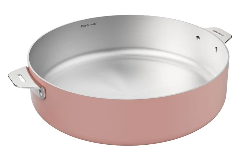 Sauteuse Cookut La Merveilleuse 28cm en acier inoxydable Steel Green®