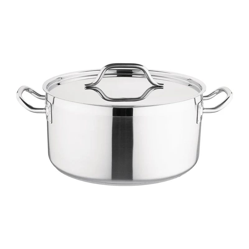 Braisière inox avec couvercle Nisbets Essentials 32 cm