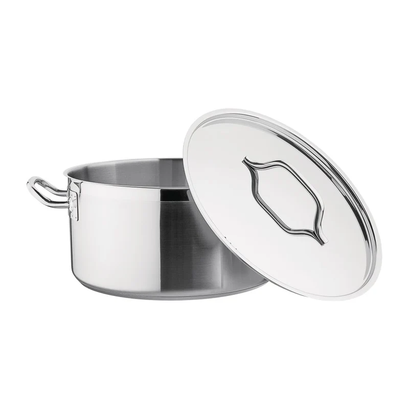 Braisière inox avec couvercle Nisbets Essentials 32 cm