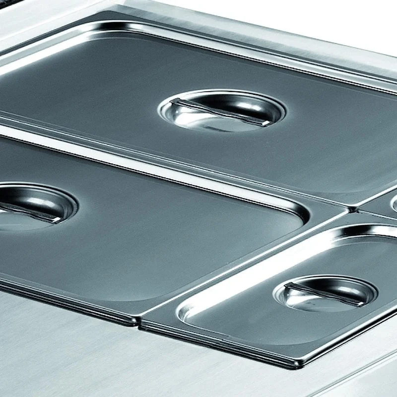 Bain-marie à gaz Série 600 - 60/60 - GN 1/1+1/4+1/4 - Appareil de table - 5 kW