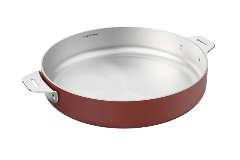 Poêle Cookut La Merveilleuse 24cm en acier inoxydable Steel Green®