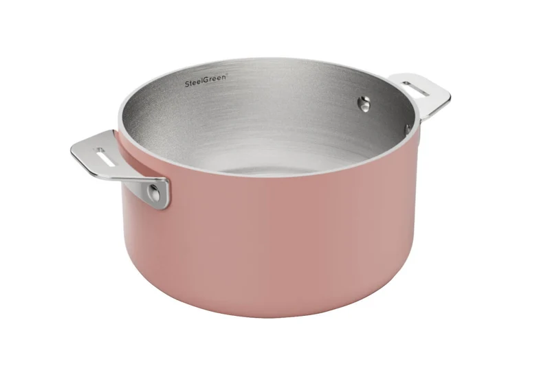 Casserole Cookut La Merveilleuse 20cm en acier inoxydable Steel Green®