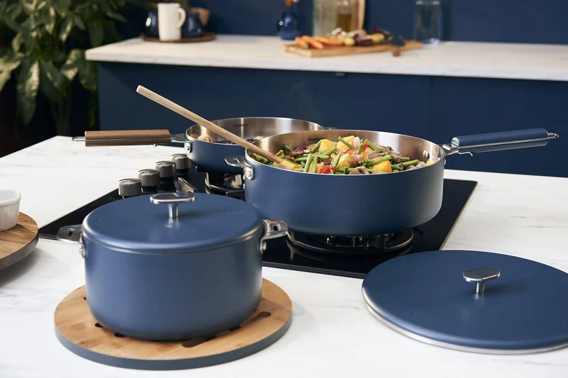 Casserole Cookut La Merveilleuse 20cm en acier inoxydable Steel Green®