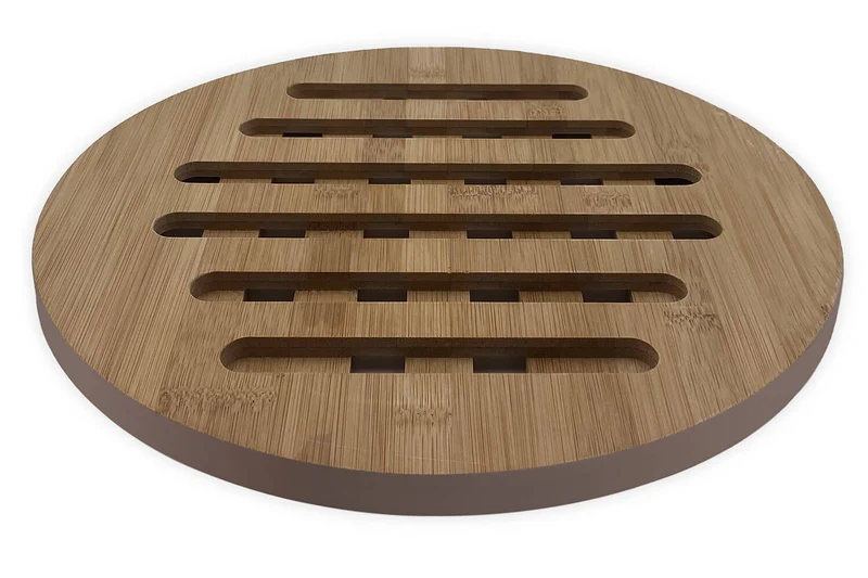 Dessous de plat Cookut rond 28cm en bambou