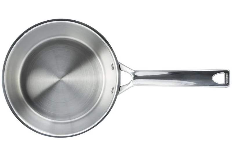 Casserole Cristel 1826 en acier inoxydable 18/10 brossé