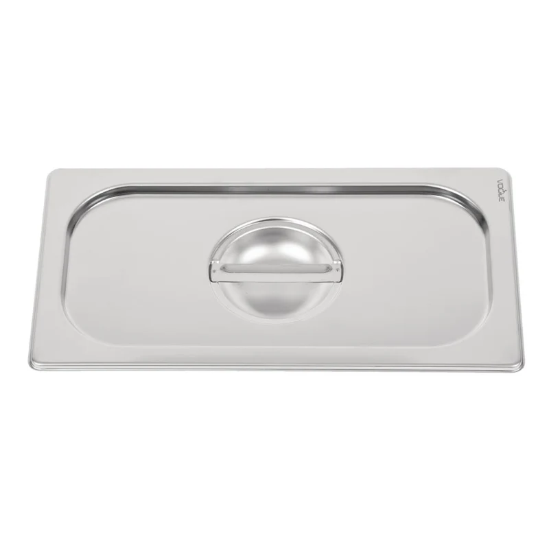 Couvercle inox 18/10 professionnel Vogue GN 1/3