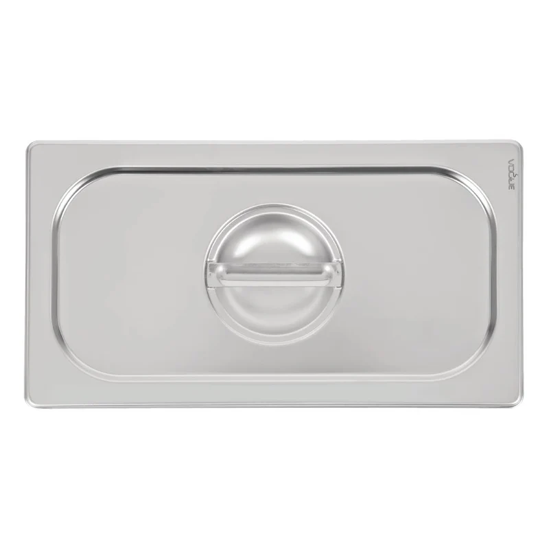 Couvercle inox 18/10 professionnel Vogue GN 1/3