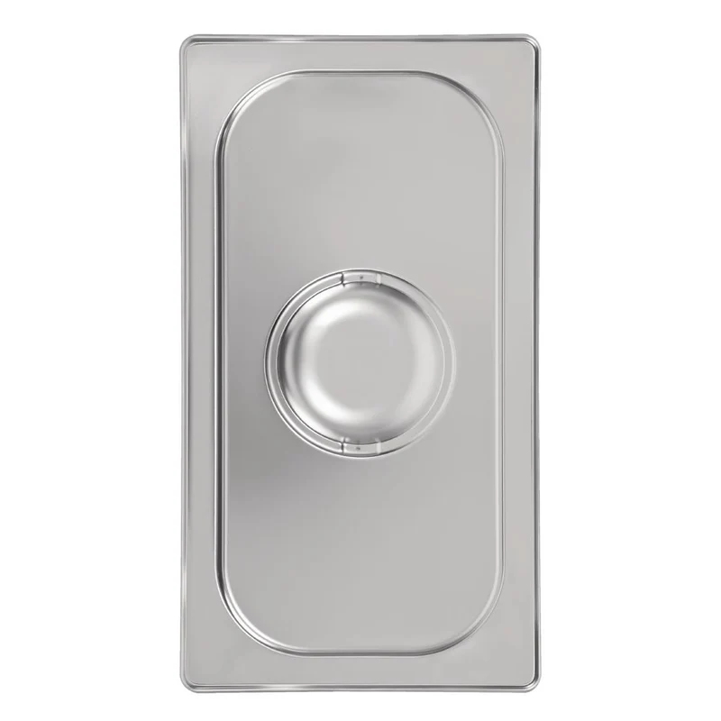 Couvercle inox 18/10 professionnel Vogue GN 1/3