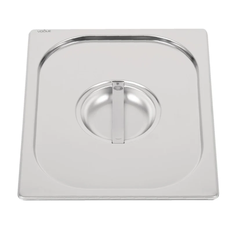 Couvercle inox 18/10 professionnel Vogue GN 1/2