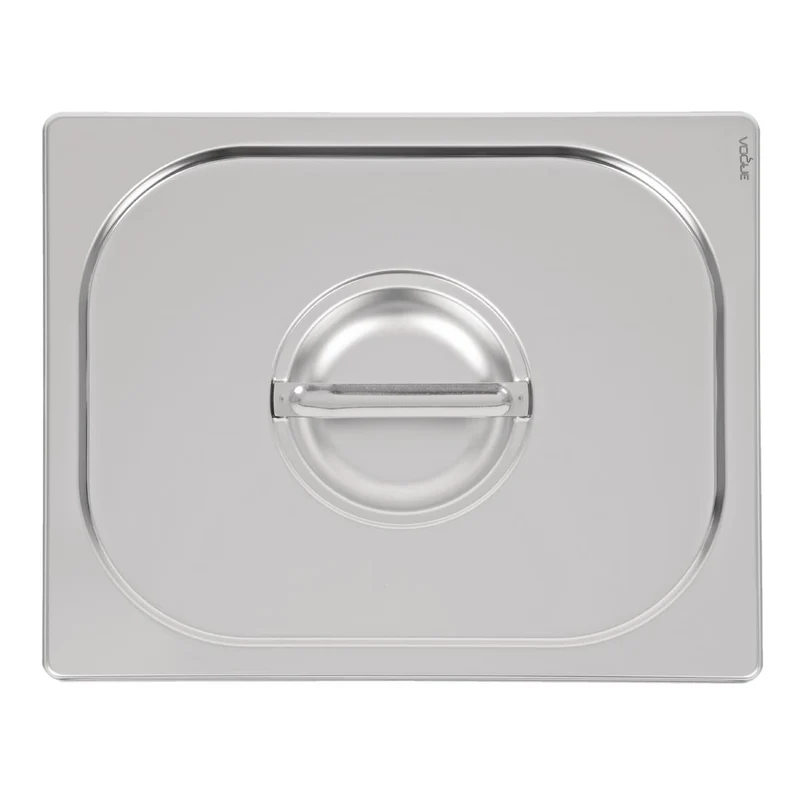 Couvercle inox 18/10 professionnel Vogue GN 1/2