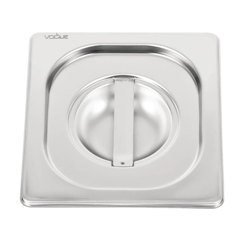 Couvercle inox 18/10 professionnel Vogue GN 1/6