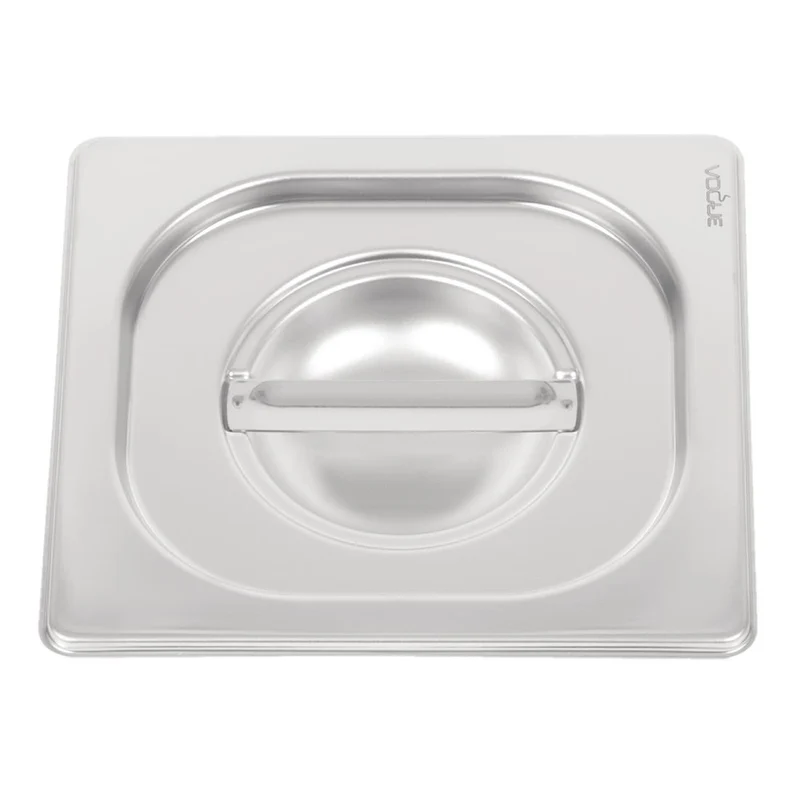Couvercle inox 18/10 professionnel Vogue GN 1/6