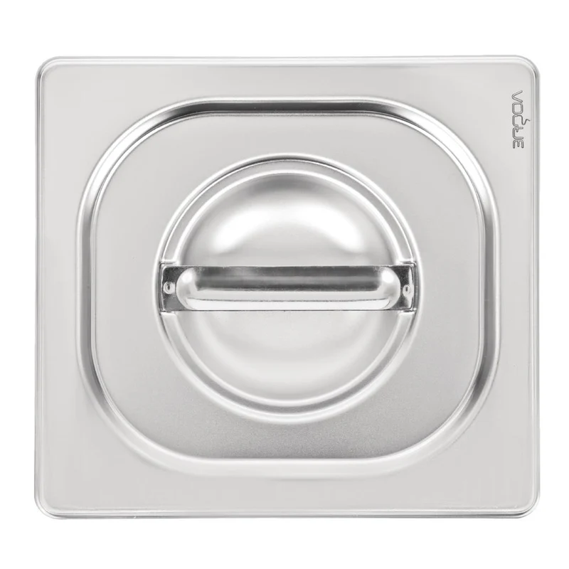 Couvercle inox 18/10 professionnel Vogue GN 1/6