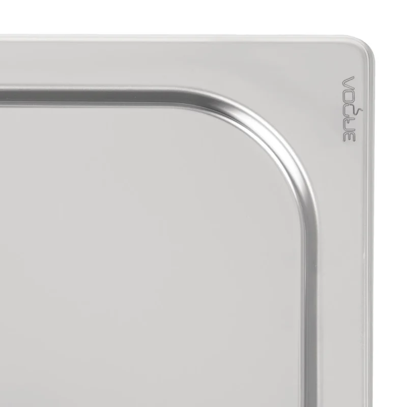 Couvercle inox 18/10 professionnel Vogue GN 1/4