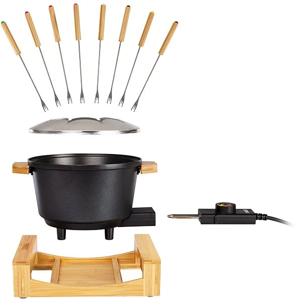 Fondue bambou noire 8 personnes 1,5 L 01.173025.01.001 Princess