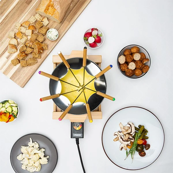 Fondue bambou noire 8 personnes 1,5 L 01.173025.01.001 Princess