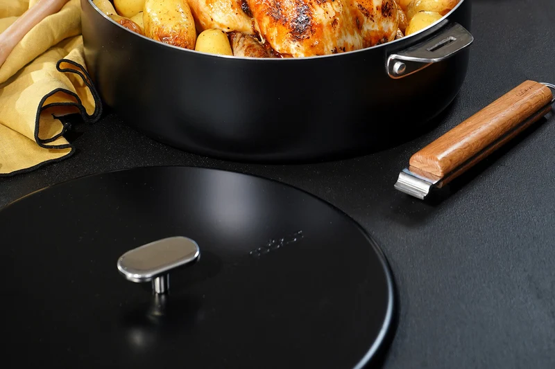 Couvercle 28cm Cookut pour La Merveilleuse sauteuse en inox