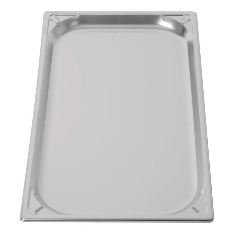 Bac inox 18/10 GN 1/1 professionnel Vogue 20mm