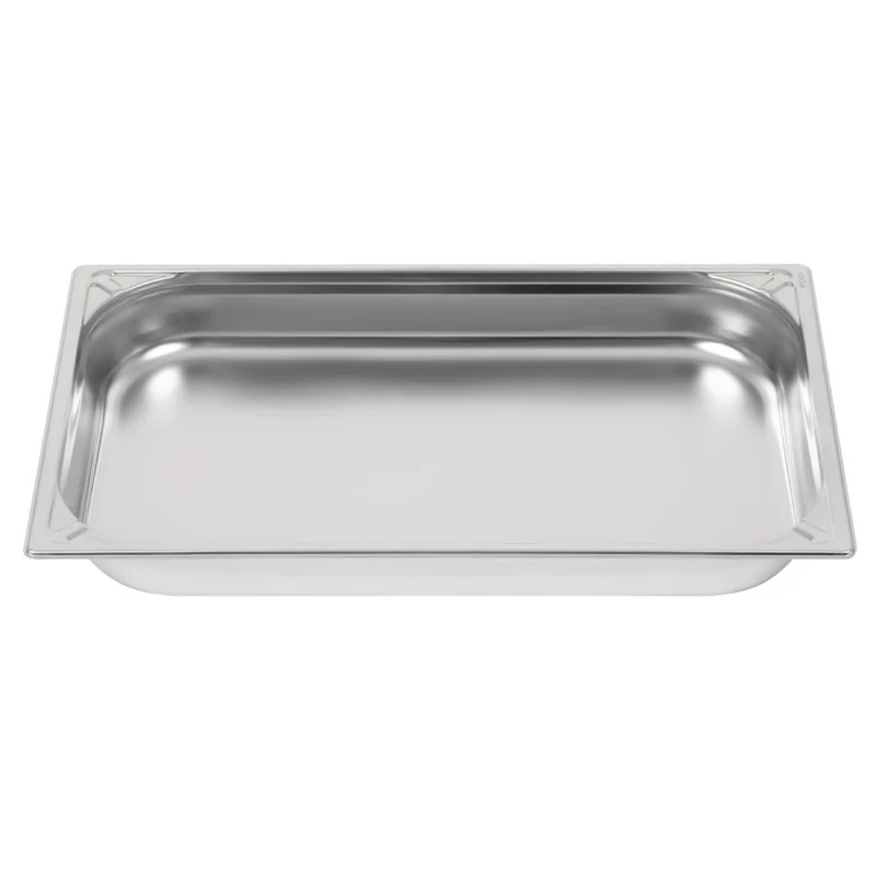 Bac inox 18/10 GN 1/1 professionnel Vogue 65mm