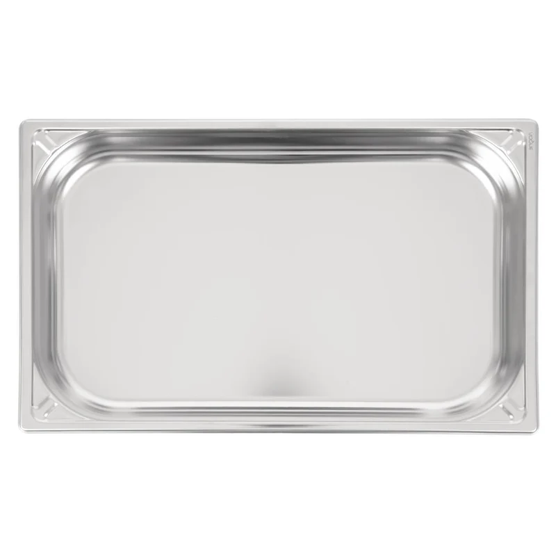 Bac inox 18/10 GN 1/1 professionnel Vogue 65mm