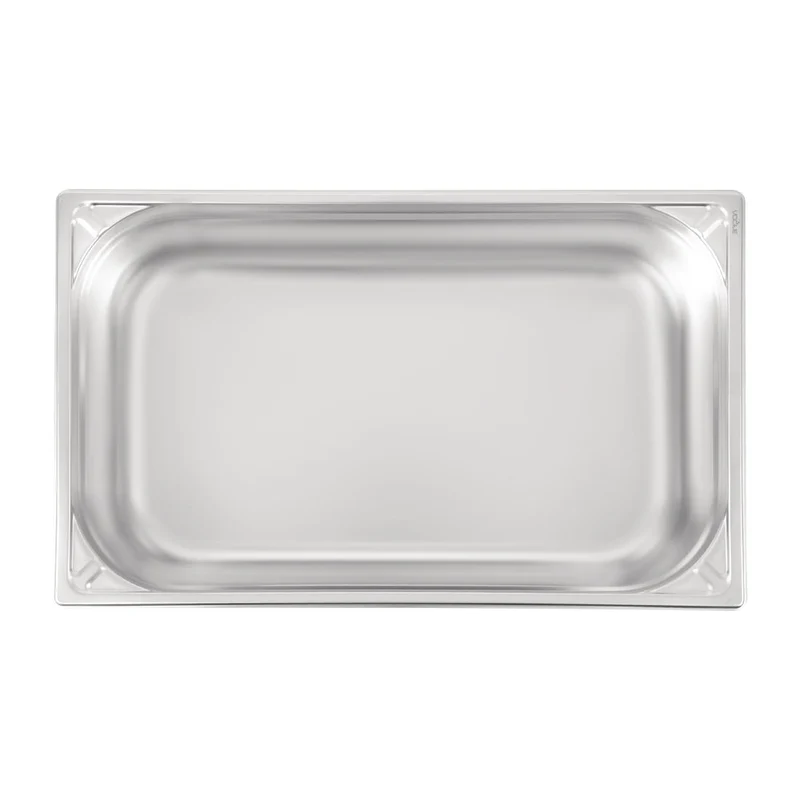 Bac inox 18/10 GN 1/1 professionnel Vogue 150mm
