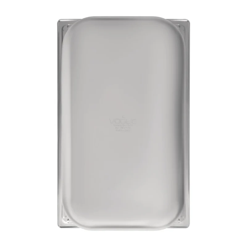 Bac inox 18/10 GN 1/1 professionnel Vogue 150mm