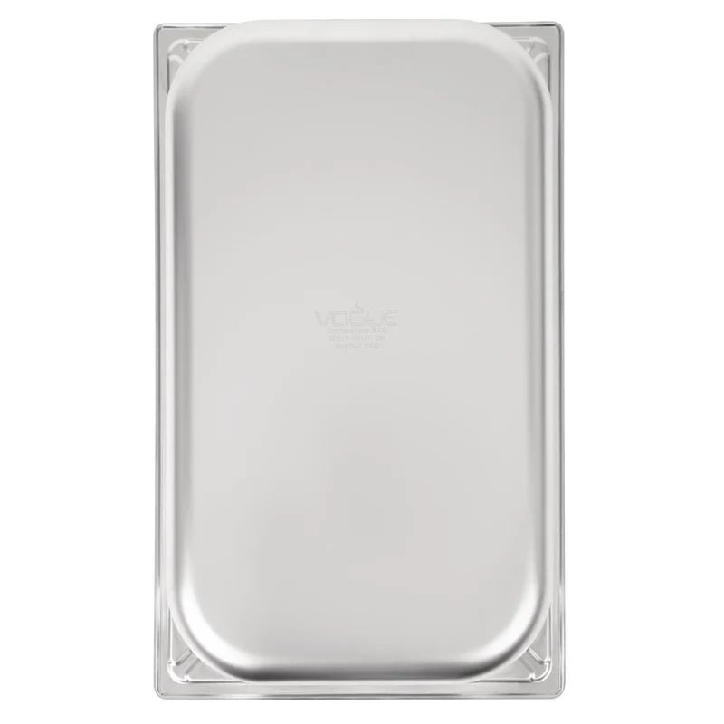 Bac inox 18/10 GN 1/1 professionnel Vogue 100mm