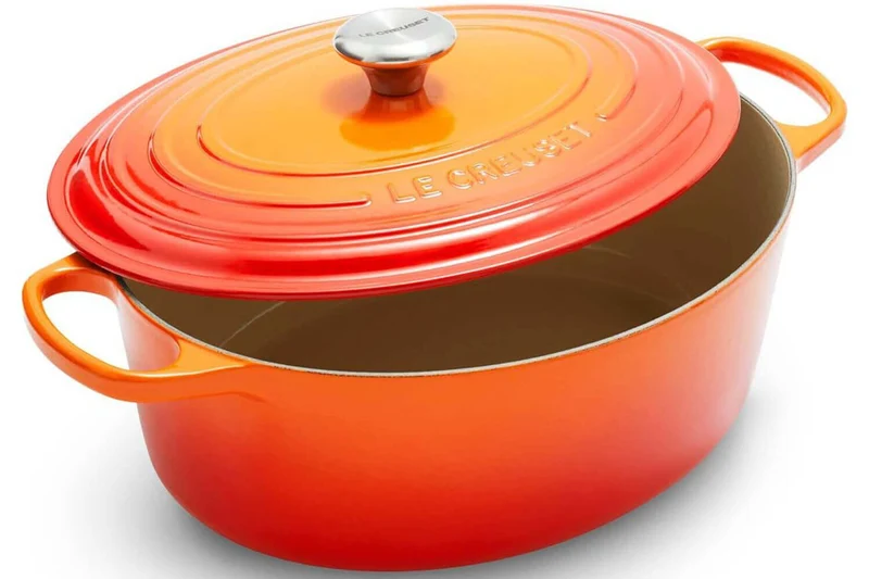 Cocotte ovale en fonte émaillée Le Creuset Signature 33cm Volcanique