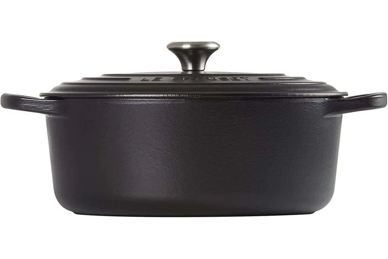 Cocotte ovale en fonte émaillée Le Creuset Signature 29cm Noir Mat