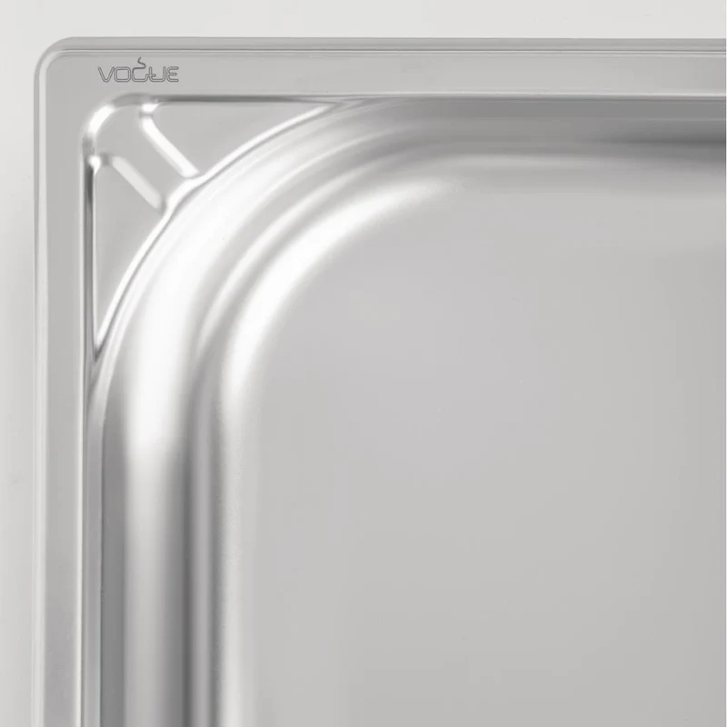 Bac professionnel inox 18/10 Vogue GN 1/2 65mm