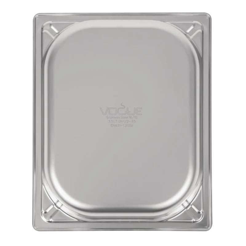 Bac professionnel inox 18/10 Vogue GN 1/2 65mm