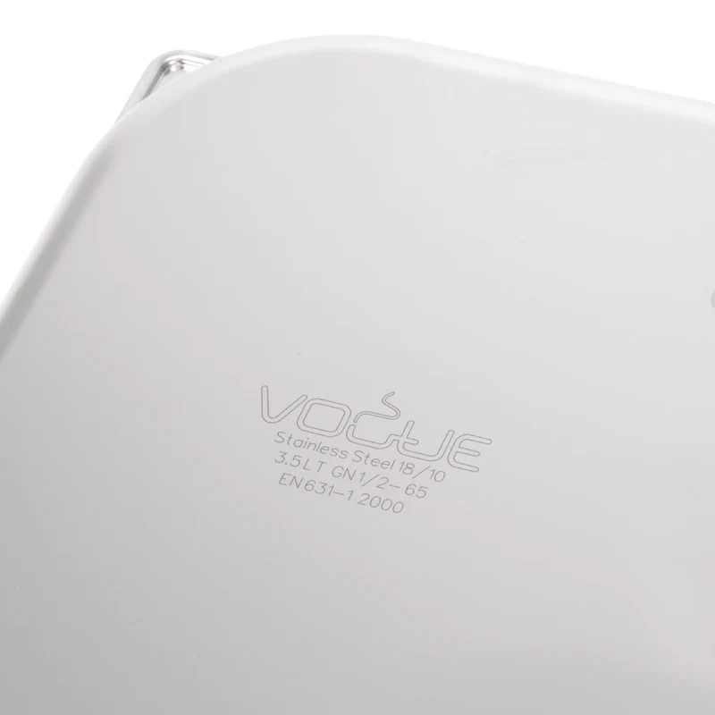 Bac professionnel inox 18/10 Vogue GN 1/2 65mm