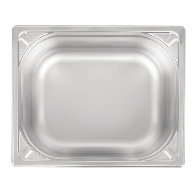 Bac inox 18/10 GN 1/2 professionnel Vogue 150mm