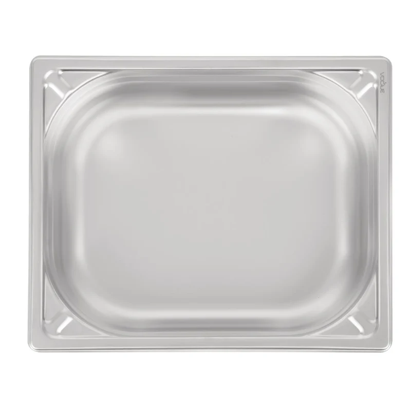 Bac inox 18/10 GN 1/2 professionnel Vogue 100mm