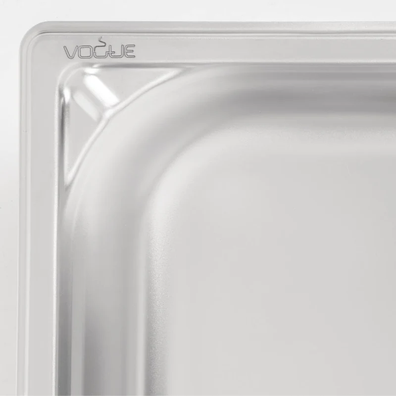 Bac professionnel inox 18/10 Vogue GN 1/3 65mm