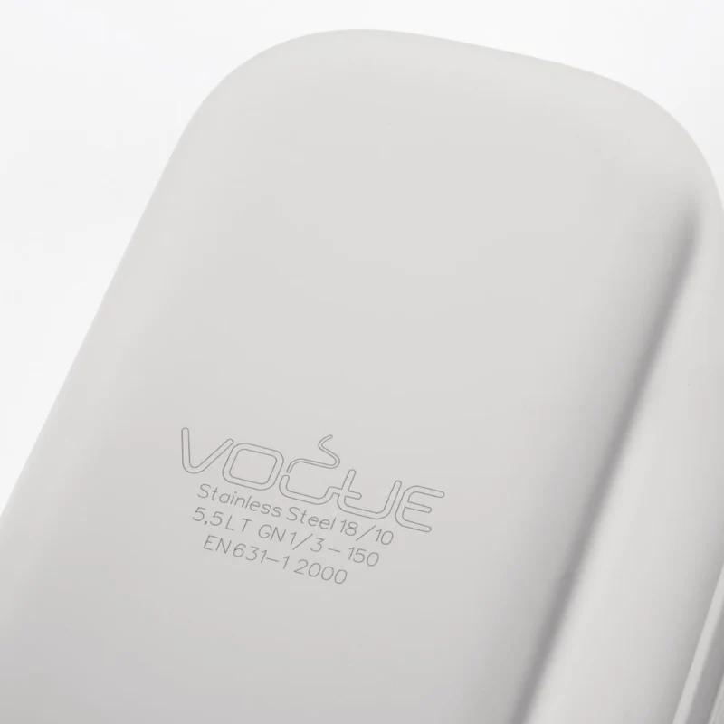 Bac professionnel inox 18/10 Vogue GN 1/3 150mm