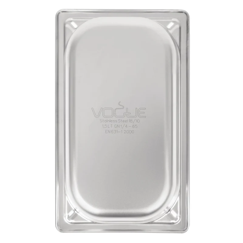 Bac professionnel inox 18/10 Vogue GN 1/4 65mm