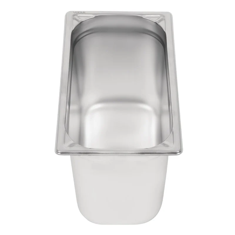Bac professionnel inox 18/10 Vogue GN 1/3 200mm