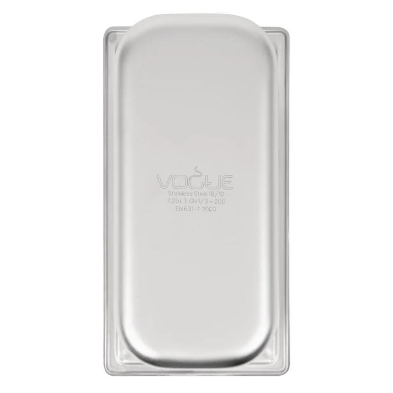Bac professionnel inox 18/10 Vogue GN 1/3 200mm