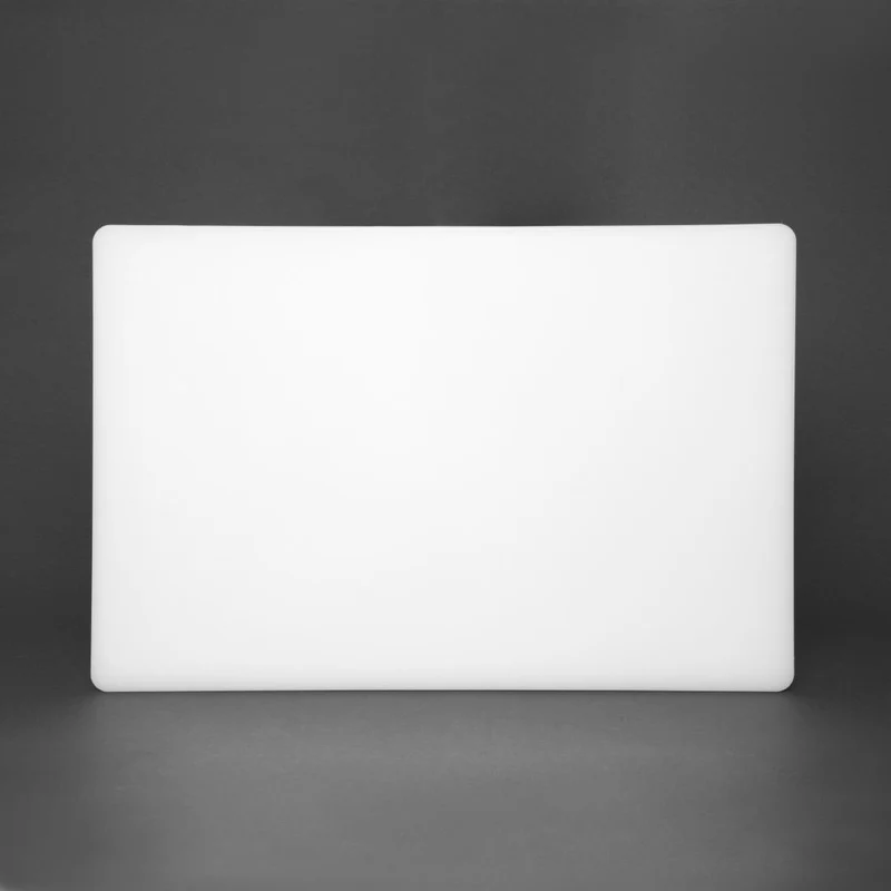 Planche à découper standard épaisse basse densité Hygiplas blanche