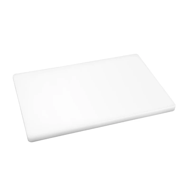 Planche à découper standard épaisse basse densité Hygiplas blanche